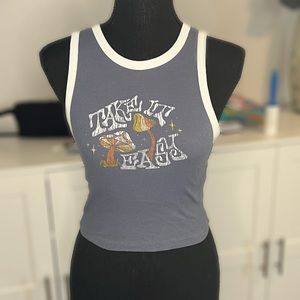 Cropped Hollister tank top